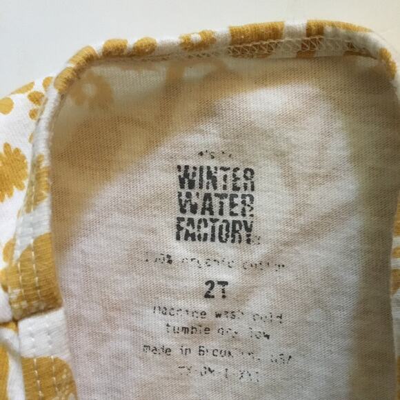 Winter Water Factory Organic Yellow Floral Dress - Picture 4 of 5